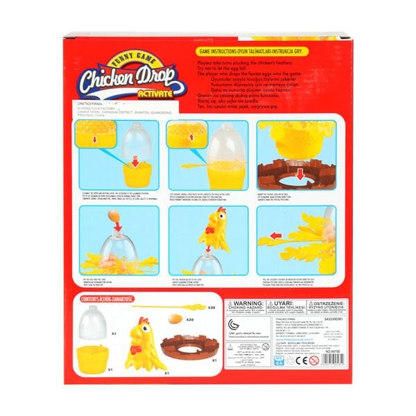 Chicken Drop Eğlenceli Tavuk Oyun Seti