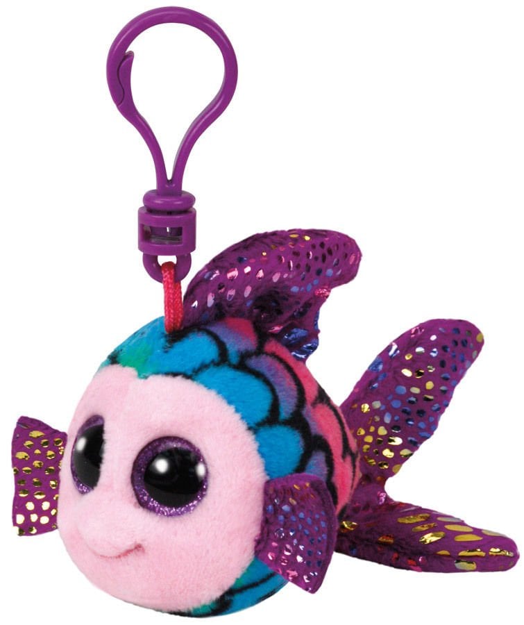 TY Beanie Boos Flippy Rengarenk Balık Anahtarlık 12 cm.