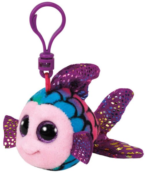 TY Beanie Boos Flippy Rengarenk Balık Anahtarlık 12 cm.