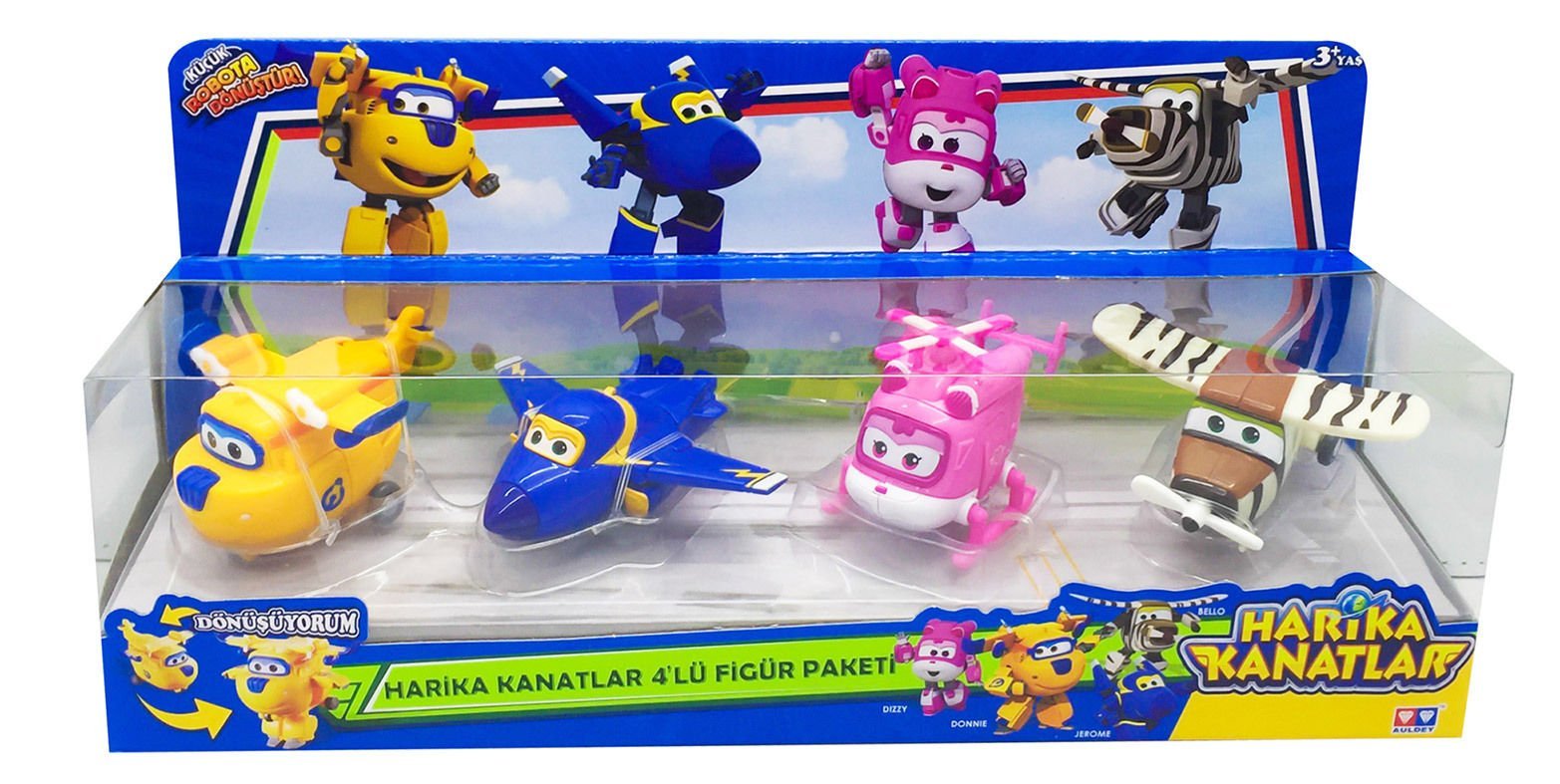 Dörtlü Mini Figür Seti (Donnie, Dizzy, Jerome, Bello)