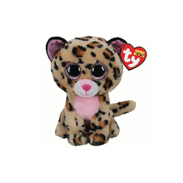 TY Beanie Boos Pembe Leopar Livvie Peluş 15 cm.