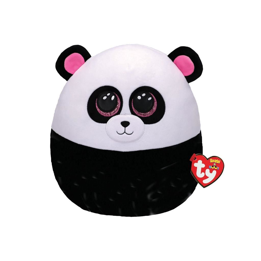 TY Squishy Beanies Siyah Beyaz Panda Bamboo Peluş 25 cm.