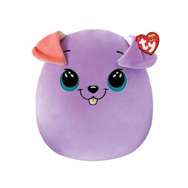 TY Squishy Beanies Mor Köpek Bitsy Peluş 25 cm.