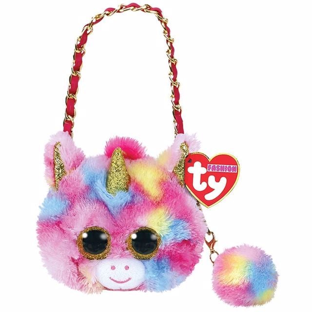 TY Fashion Beanie Boos Unicorn Fantasia Mini Çanta
