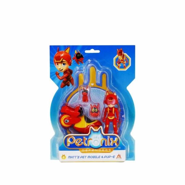Matt'in Pet Mobile ve Pup-E Hareketli Aksiyon Figürü