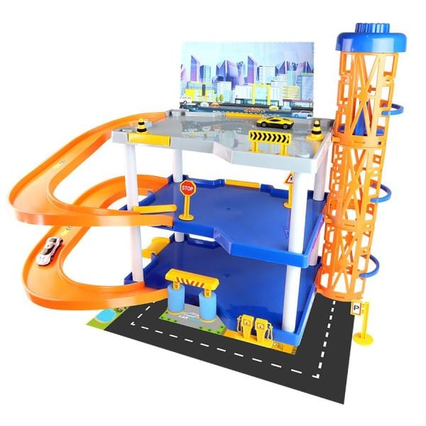 Üç Katlı Kule Asansörlü Garaj