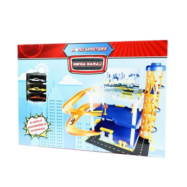 Üç Katlı Kule Asansörlü Garaj