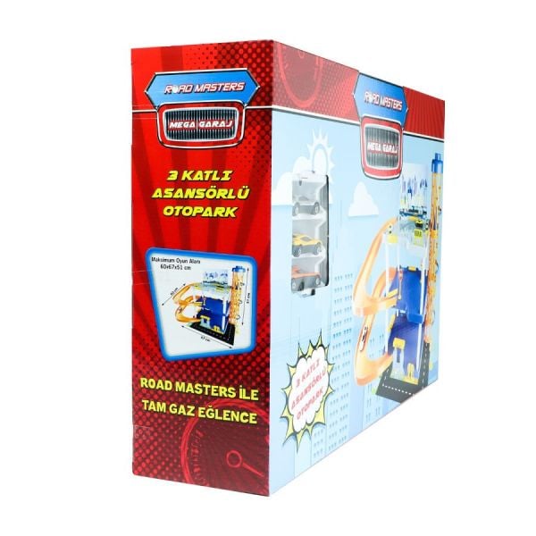 Üç Katlı Kule Asansörlü Garaj