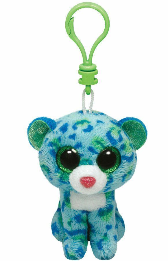 TY Beanie Boos Leona Mavi Leopar Anahtarlık 12 cm.