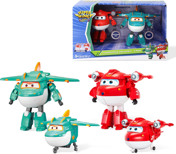 Dönüşüm Karakterler İkili Paket Süper Şarjlı Jett ve Tino