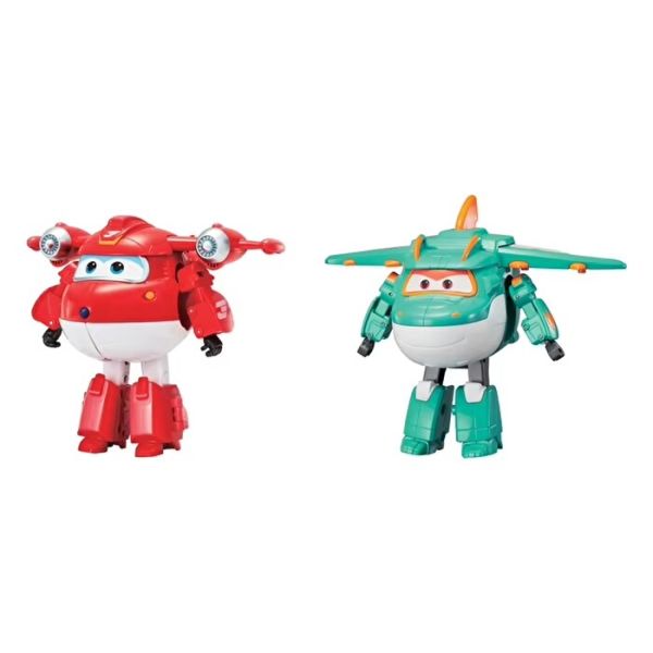 Dönüşüm Karakterler İkili Paket Süper Şarjlı Jett ve Tino