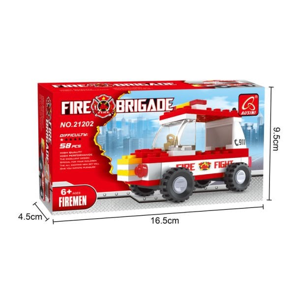 Fire Brigade Set 58 Parça