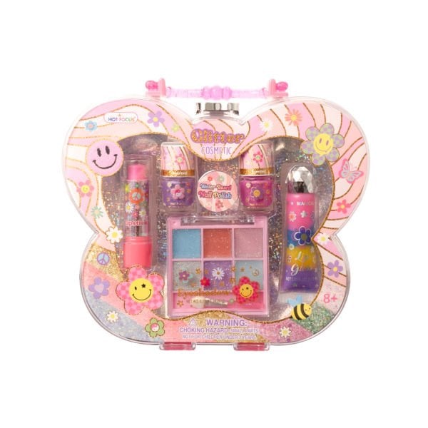 Parıltılı Taşınabilir Kozmetik Seti