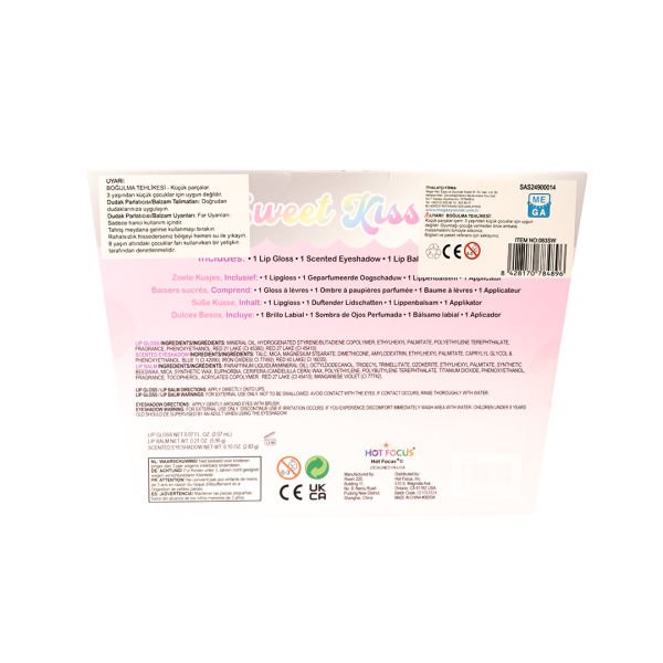 Sweet Kisses Taşınabilir Kozmetik Seti