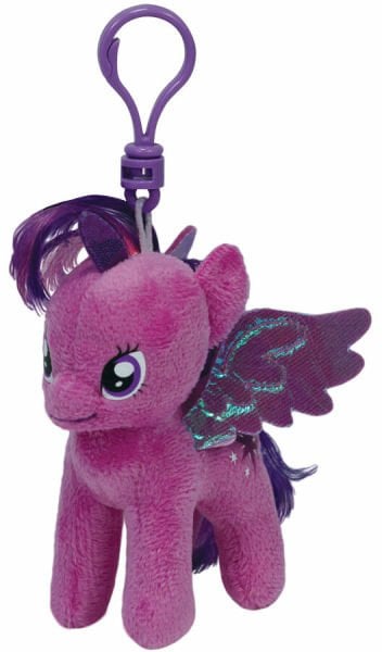 TY Beanie Babies My Little Pony Twilight Sparkle Peluş Anahtarlık 12 cm.