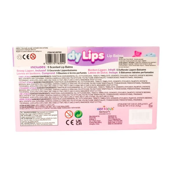 Candy Lips Sweet Lip Balm Beşli Set