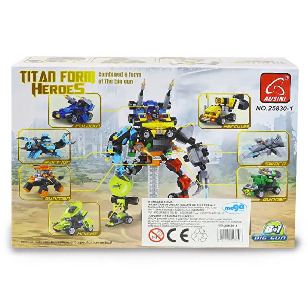 Titan Form Heroes Set 82 Parça