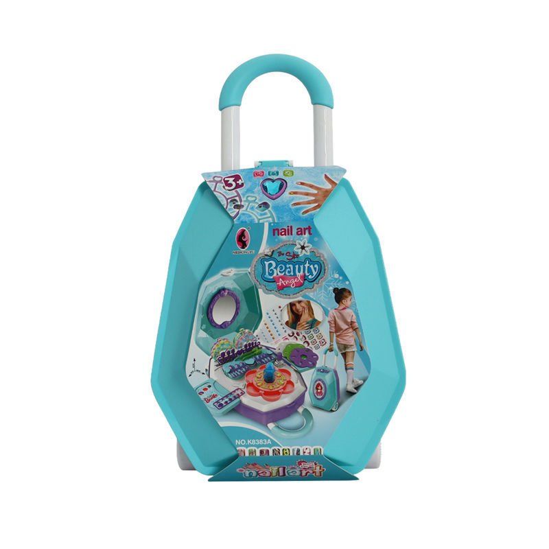 Çekçekli Çantalı Güzellik Seti Mor