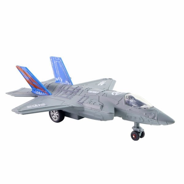 Die-Cast Çek Bırak F-16 Savaş Uçağı