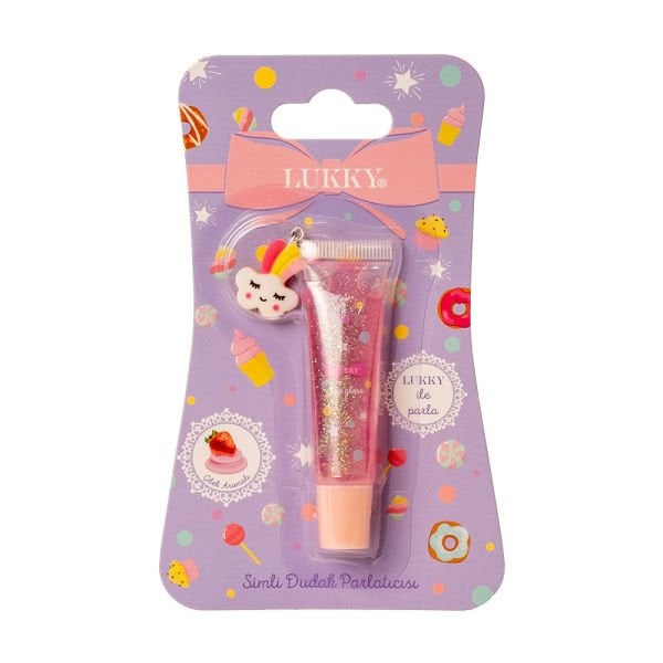 Lukky Simli Çilek Aromalı Dudak Parlatıcısı