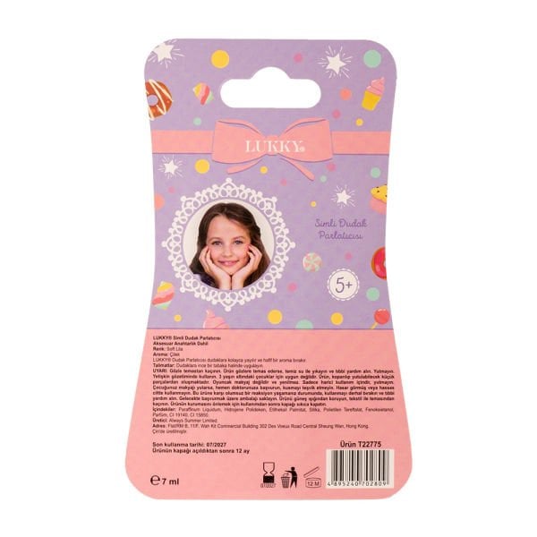 Lukky Simli Çilek Aromalı Dudak Parlatıcısı