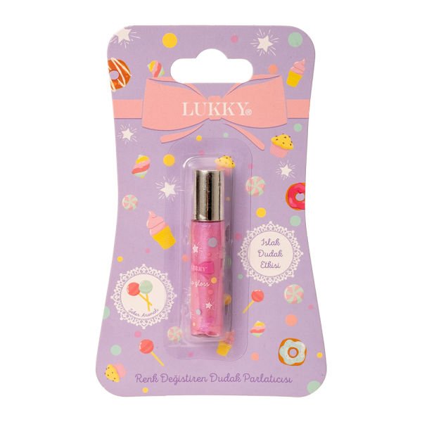 Lukky Şeker Aromalı Pembe Dudak Parlatıcısı