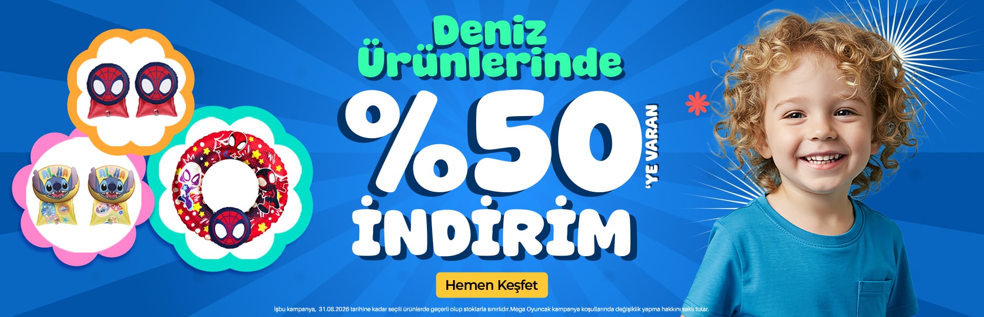 deniz ürünlerinde 50 indirim